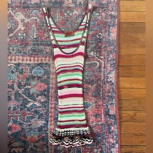 MISSONI Striped Tank Size Medium/small